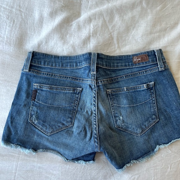 PAIGE Pants - Gently worn Paige denim light wash denim shorts size 27